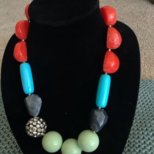 Anthropologie beautiful large bead necklace